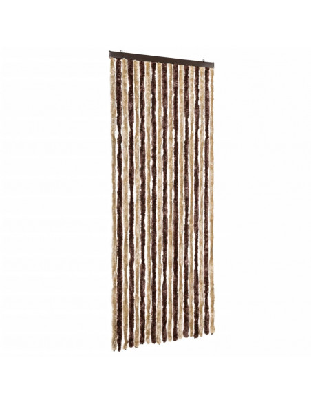 Zanzariera Grigio e Marrone Chiaro 56x185 cm  Ciniglia