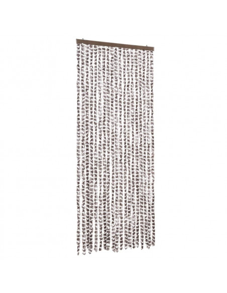 Zanzariera Grigio Talpa e Bianco 56x185 cm Ciniglia