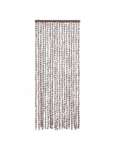 Zanzariera Grigio Talpa e Bianco 56x185 cm Ciniglia