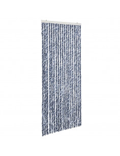 Zanzariera Blu Bianco e Argento 56x185 cm Ciniglia 2