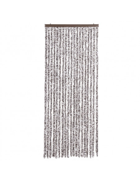 Zanzariera Marrone e Beige 56x200 cm Ciniglia