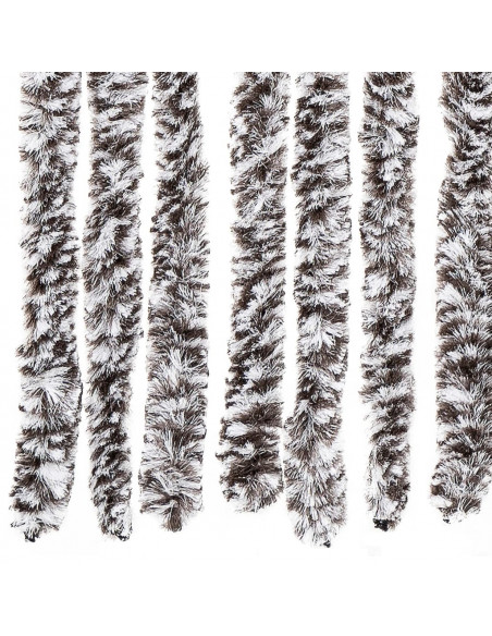 Zanzariera Marrone e Beige 56x200 cm Ciniglia