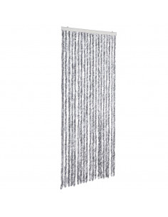 Zanzariera Bianco e Grigio 56x200 cm Ciniglia 2