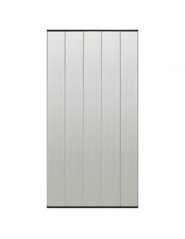 Zanzariera Porta con Tenda in Rete Nera 100x220 cm Poliestere
