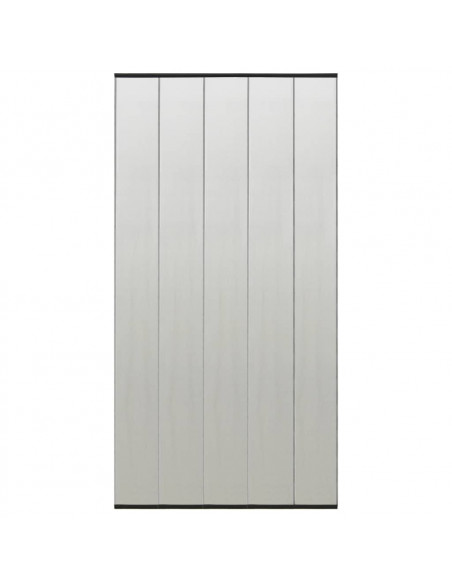 Zanzariera Porta con Tenda in Rete Nera 100x220 cm Poliestere