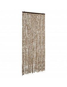Zanzariera Beige e Marrone 56x185 cm Ciniglia 2
