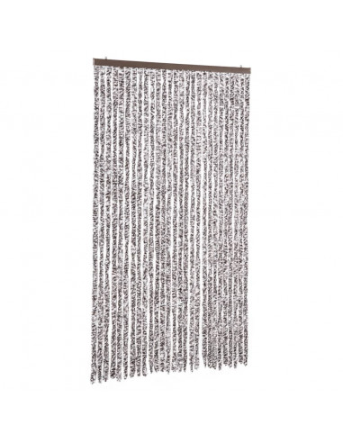 Zanzariera Marrone e Beige 120x220 cm Ciniglia