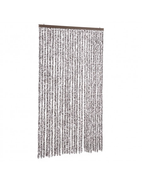 Zanzariera Marrone e Beige 120x220 cm Ciniglia
