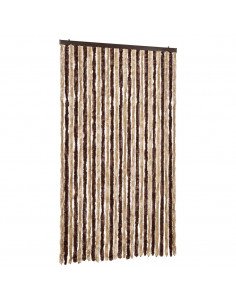 Zanzariera Beige e Marrone Chiaro 120x220 cm Ciniglia 2