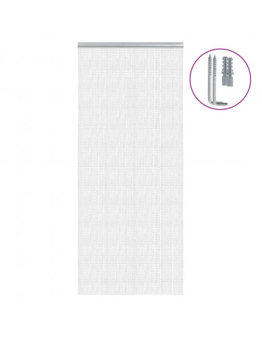 Zanzariera da Porta a Catena 90x200 cm in Alluminio