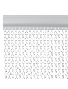 Zanzariera da Porta a Catena 100x212 cm in Alluminio 2