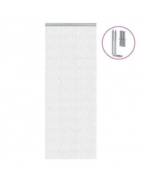 Zanzariera da Porta a Catena 80x212 cm in Alluminio