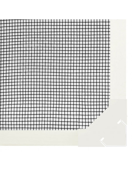 Zanzariera Magnetica per Finestre Bianca 120x140 cm