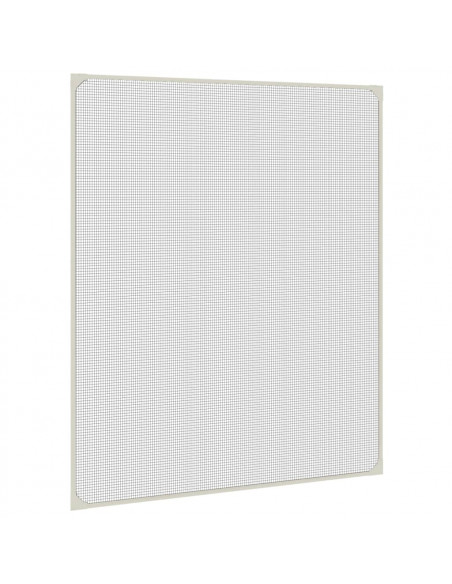 Zanzariera Magnetica per Finestre Bianca 100x120 cm