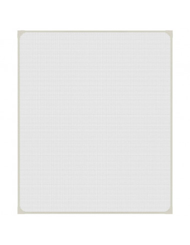 Zanzariera Magnetica per Finestre Bianca 100x120 cm