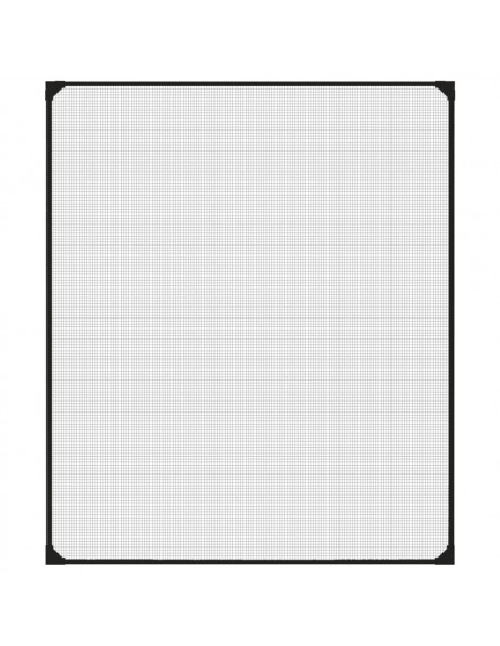 Zanzariera Magnetica per Finestre Antracite 100x120 cm