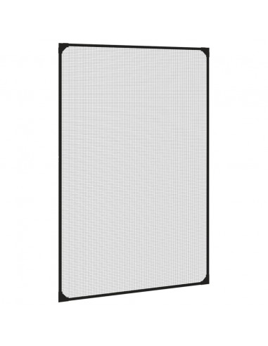 Zanzariera Magnetica per Finestre Antracite 80x120 cm