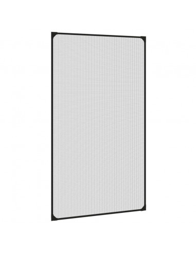 Zanzariera Magnetica per Finestre Antracite 80x140 cm