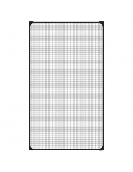 Zanzariera Magnetica per Finestre Antracite 80x140 cm