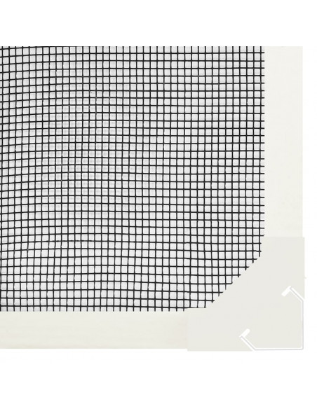 Zanzariera Magnetica per Finestre Bianca 80x140 cm
