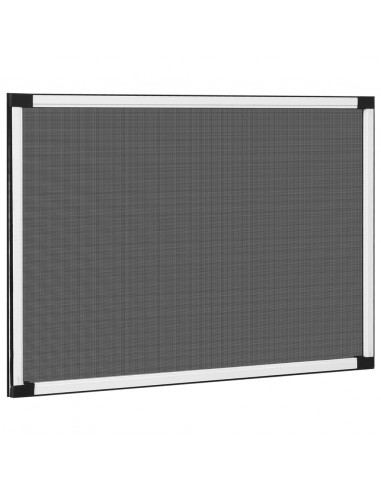 Zanzariera Allungabile per Finestre Bianca (75-143)x50 cm