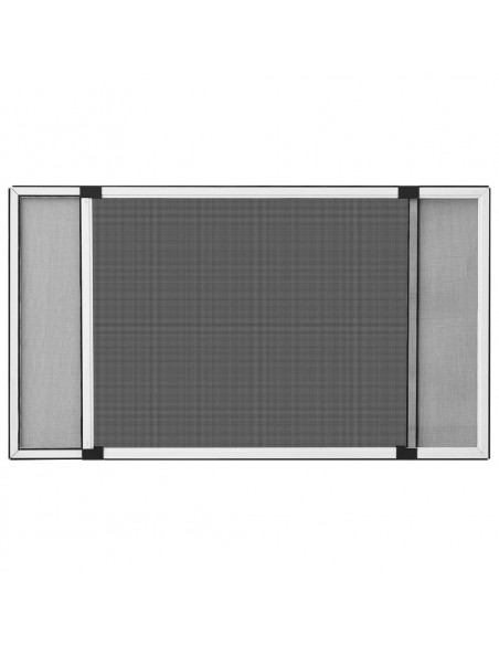 Zanzariera Allungabile per Finestre Bianca (100-193)x75 cm