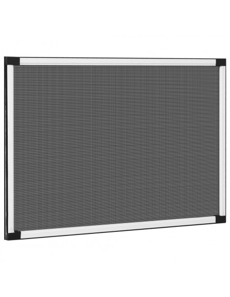Zanzariera Allungabile per Finestre Bianca (100-193)x75 cm