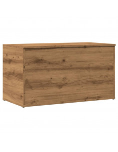 Cassapanca Rovere Artigianale 84x42x46 cm Legno Ingegnerizzato 2