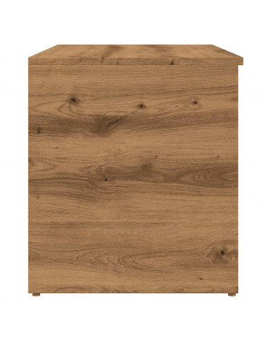 Cassapanca Rovere Artigianale 84x42x46 cm Legno Ingegnerizzato