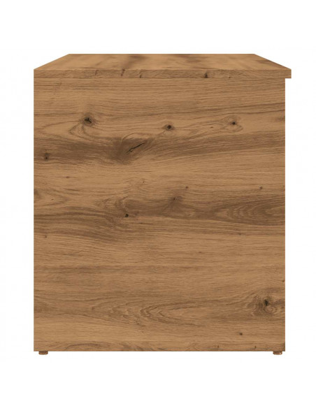 Cassapanca Rovere Artigianale 84x42x46 cm Legno Ingegnerizzato