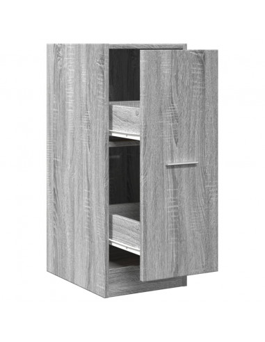 Armadietto da Farmacia Grigio Sonoma 30x41x77,5cm in Truciolato