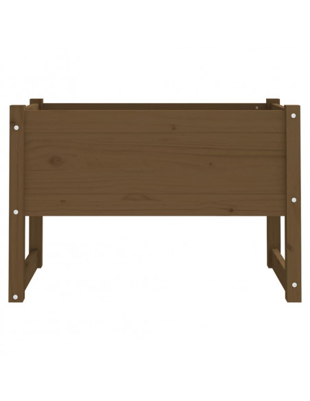 Fioriera Miele 78x40x52 cm in Legno Massello di Pino