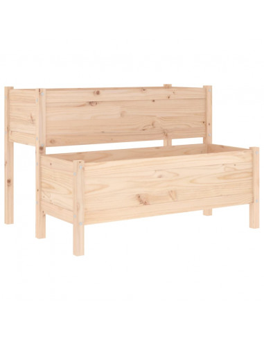 Fioriera 110x84x75 cm in Legno Massello di Pino