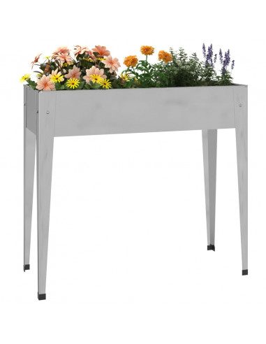 Fioriera da Giardino 100,5x40,5x90 cm Acciaio Zincato