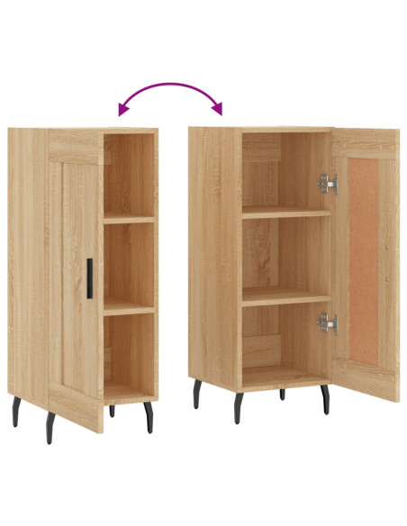 Credenza Rovere Sonoma 34,5x34x90 cm in Legno Multistrato