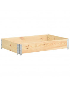 Collare per Pallet 80x120 cm in Legno Massello di Pino 2