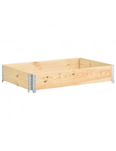 Collare per Pallet 80x120 cm in Legno Massello di Pino