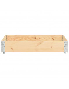 Collare per Pallet 50x100 cm in Legno Massello di Pino 2