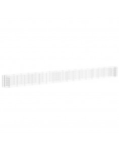 Gabbione con Letto Rialzato in Acciaio Zincato 610x50x50 cm 2