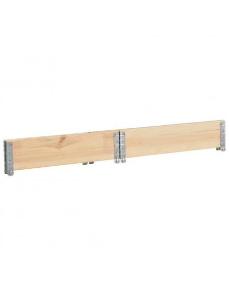 Collare per Pallet 100x100 cm in Legno Massello di Pino