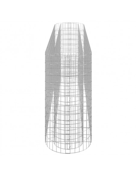 Gabbione con Letto Rialzato in Acciaio Zincato 260x50x100 cm
