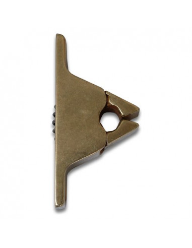 Fermascuri Ghidini 49206000001 Pinza a Molla Ottone naturale Ottone na