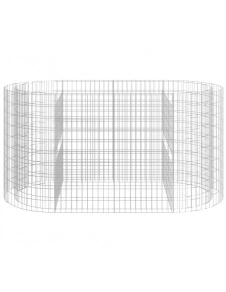 Gabbione con Letto Rialzato in Ferro Zincato 200x100x100 cm
