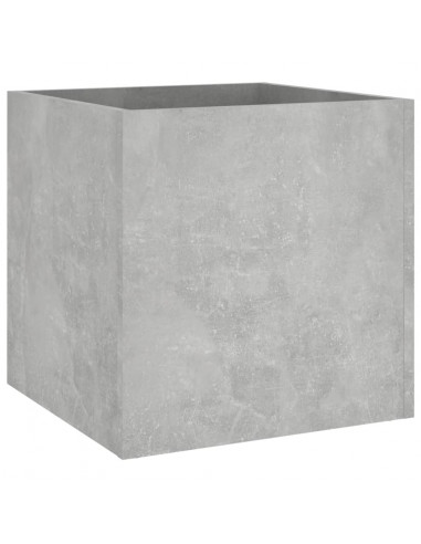 Fioriera Grigio Cemento 40x40x40 cm in Legno Multistrato