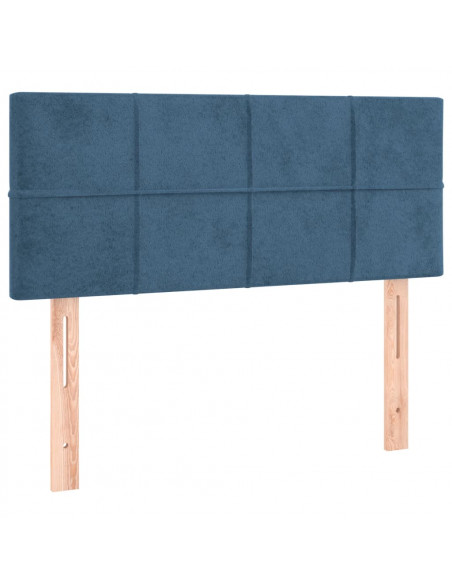 Testiera Blu Scuro 100x5x78/88 cm in Velluto
