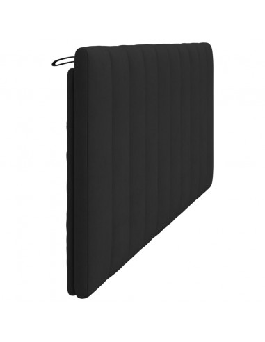 Cuscino Testiera Nero 200 cm in Velluto