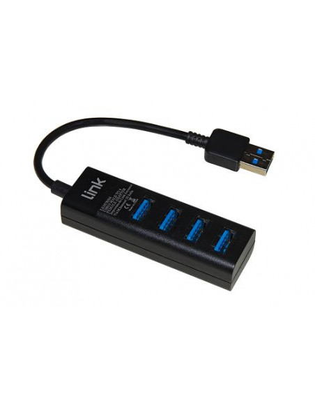 LINK HUB 4 PORTE USB 3.0 CON CAVO CM 15