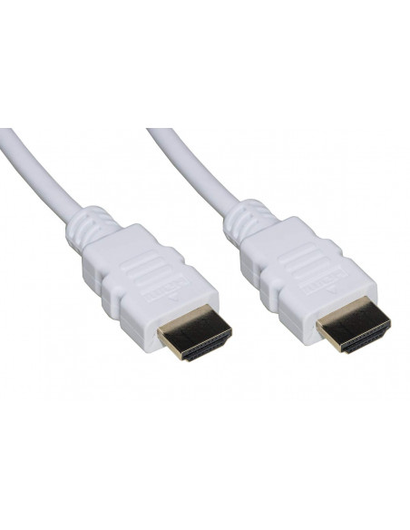 LINK CAVO HDMIIr 4Kx2K PER PC, NOTEBOOK, HDTV, ECC CONTATTI DORATI MT 2 COLORE BIANCO