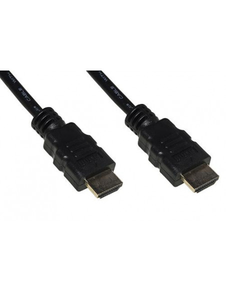 LINK CAVO HDMI 4KX2K CONTATTI DORATI MT 2 COLORE NERO