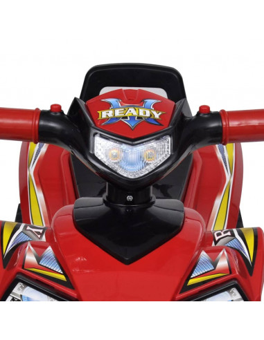 Quad per Bambini Rosso con Suoni e Luci